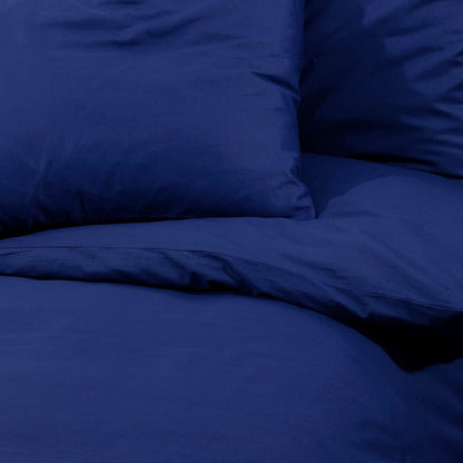 Set Copripiumino Blu Marino 260x240 cm in Cotone | homemem39