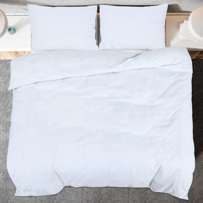 Set Copripiumino Bianco 140x200 cm in Cotone | homemem39