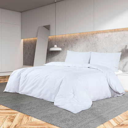 Set Copripiumino Bianco 140x200 cm in Cotone | homemem39