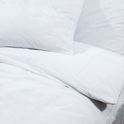 Set Copripiumino Bianco 140x200 cm in Cotone | homemem39