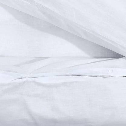 Set Copripiumino Bianco 220x240 cm in Cotone | homemem39