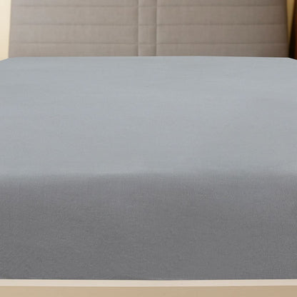 Lenzuolo con Angoli Jersey Grigio 160x200 cm Cotone - homemem39