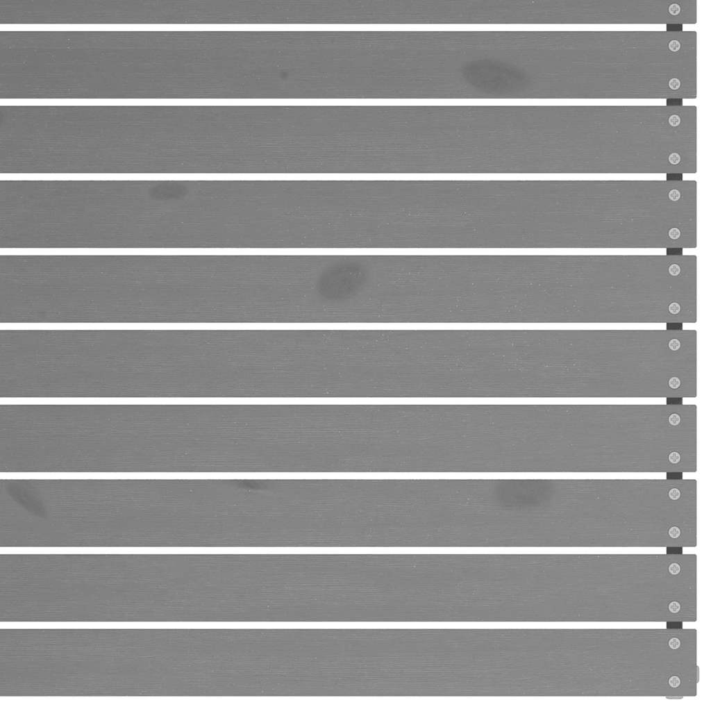Divani Angolari da Giardino 2 pz Grigi in Massello di Pino - homemem39