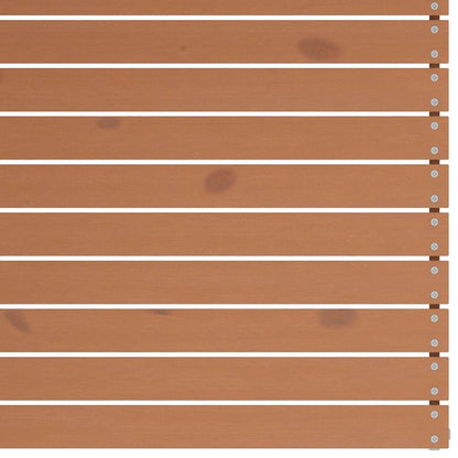 Divani Angolari da Giardino 2pz Ambrati Legno Massello di Pino - homemem39