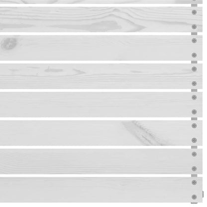 Divani Centrali da Giardino 4 pz in Massello di Pino Bianco - homemem39