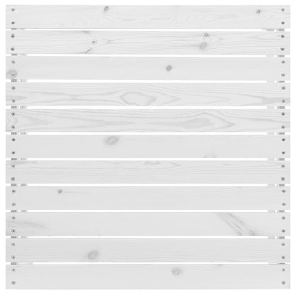 Set Divani da Giardino 3 pz in Legno Massello di Pino Bianco