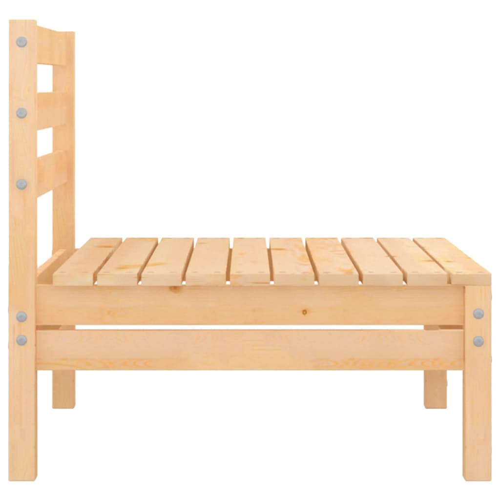 Set Salotto da Giardino 4 pz in Legno Massello di Pino | homemem39