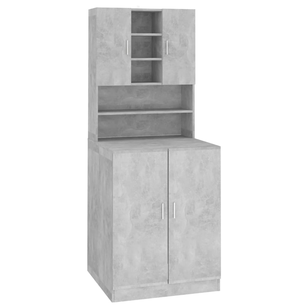 Mobile per Lavatrice Grigio Cemento - homemem39