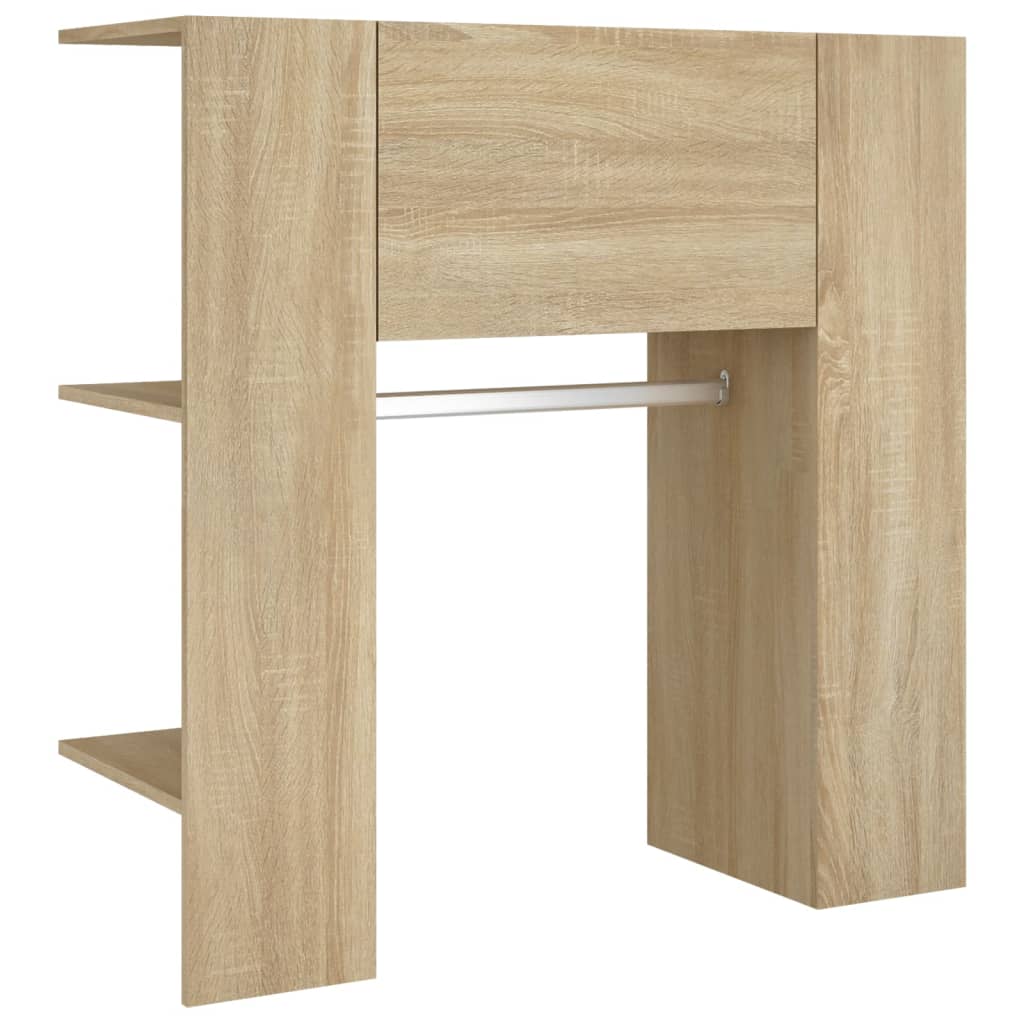 Mobili da Corridoio 2 pz Rovere Sonoma in Legno Multistrato | homemem39