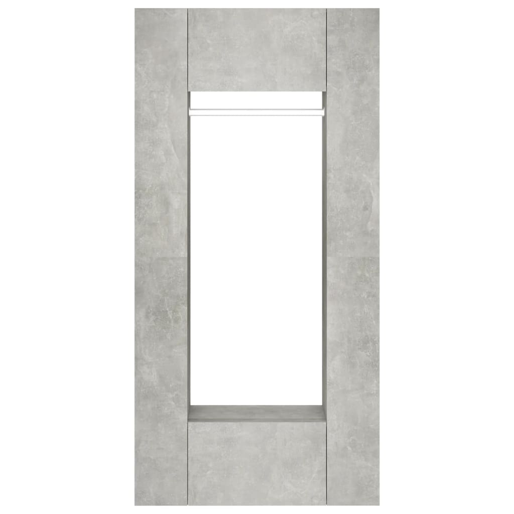 Mobili da Corridoio 2 pz Grigio Cemento in Legno Multistrato | homemem39