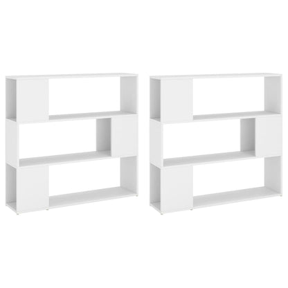 Libreria/Divisorio Stanza Bianco 100x24x188 cm | homemem39