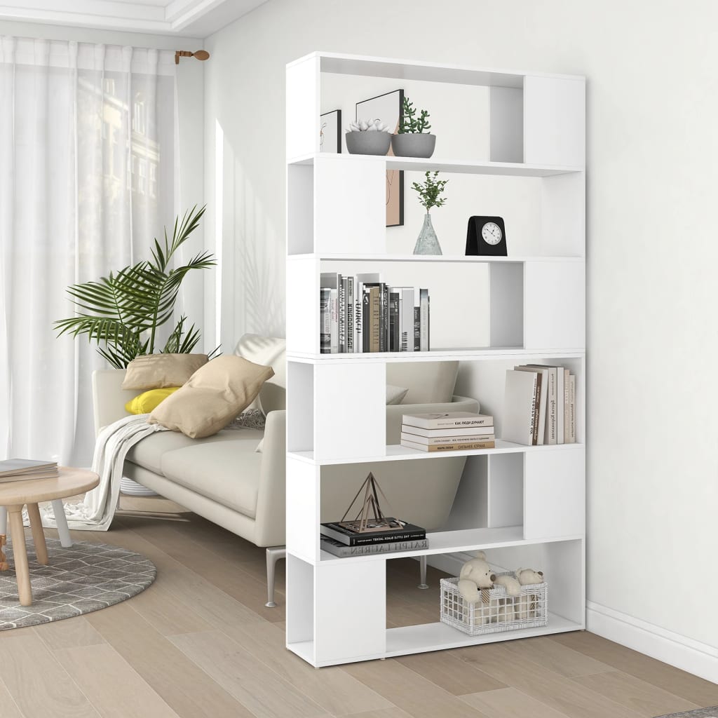 Libreria/Divisorio Stanza Bianco 100x24x188 cm