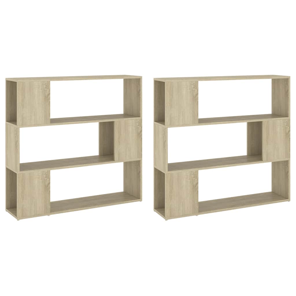 Libreria/Divisorio Stanza Rovere Sonoma 100x24x188 cm | homemem39