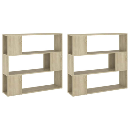 Libreria/Divisorio Stanza Rovere Sonoma 100x24x188 cm | homemem39
