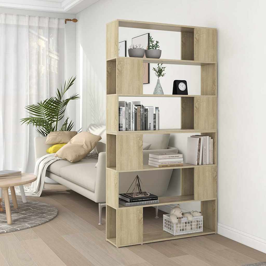 Libreria/Divisorio Stanza Rovere Sonoma 100x24x188 cm | homemem39