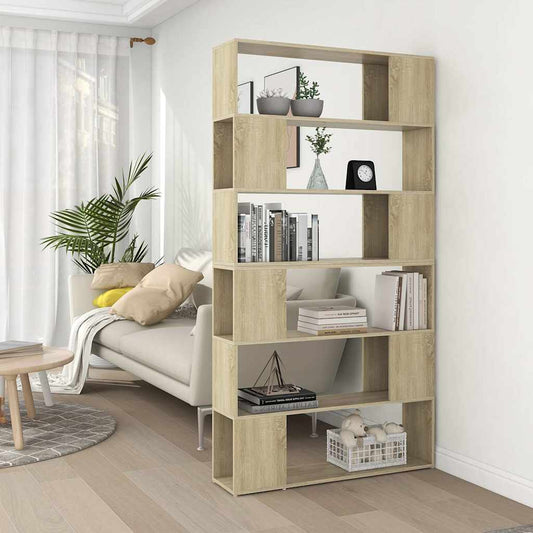 Libreria/Divisorio Stanza Rovere Sonoma 100x24x188 cm | homemem39