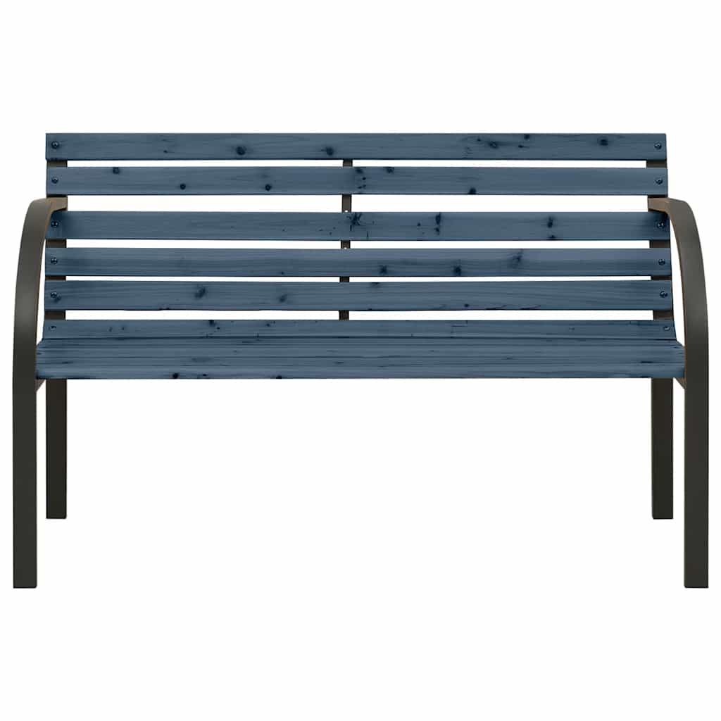 Garden Bench 81 cm in Gray Chinese Fir Wood