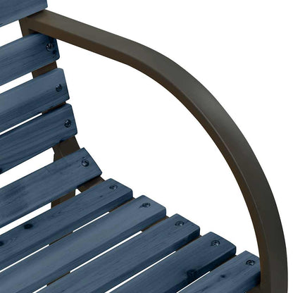 Garden Bench 81 cm in Gray Chinese Fir Wood