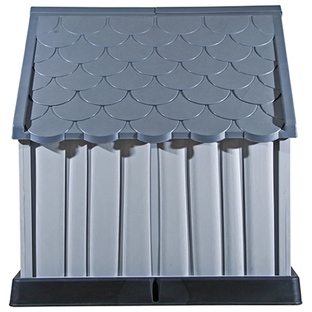 Cuccia per Cani Grigia 92x87x91 cm in Plastica - homemem39