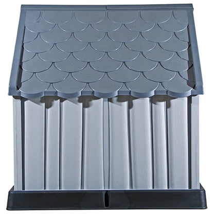 Cuccia per Cani Grigia 92x87x91 cm in Plastica - homemem39