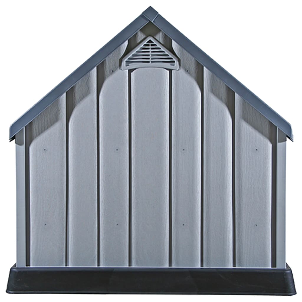 Cuccia per Cani Grigia 92x87x91 cm in Plastica - homemem39