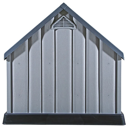 Cuccia per Cani Grigia 92x87x91 cm in Plastica - homemem39