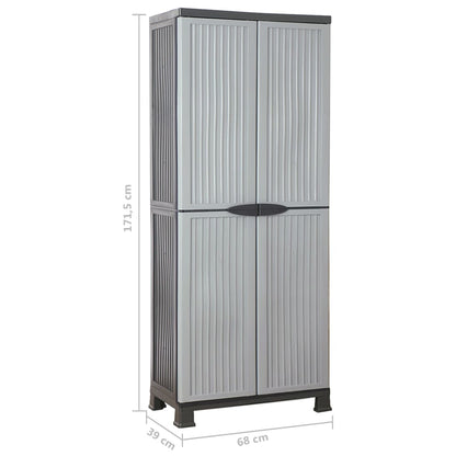 Armadietto in Plastica 68x39x171,5 cm - homemem39