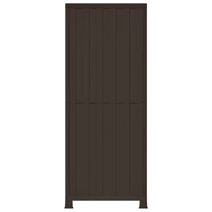Armadietto in Plastica 68x39x171,5 cm Design Rattan - homemem39