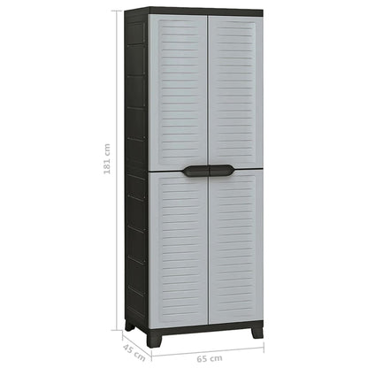 Armadietto in Plastica 65x45x181 cm - homemem39