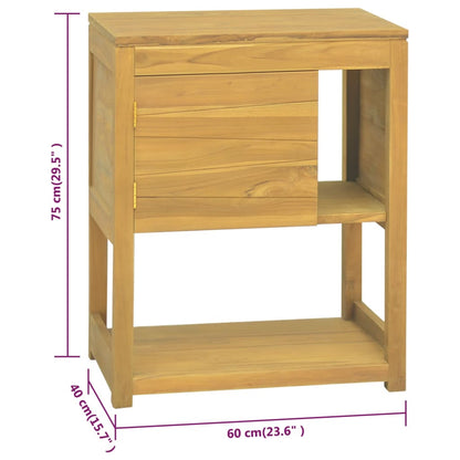 Mobile da Bagno 60x40x75 cm in Legno Massello di Teak | homemem39