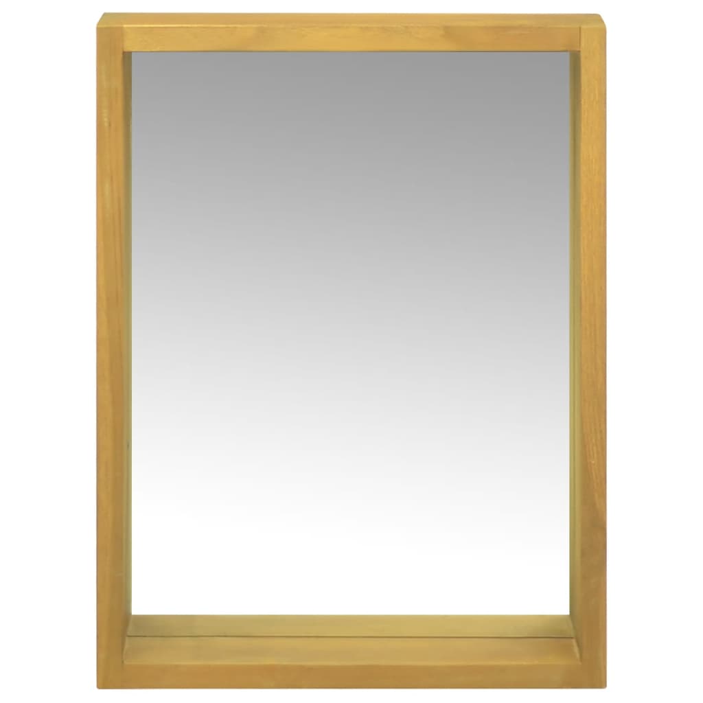Mobile a Specchio 30x10x40 cm in Legno Massello di Teak - homemem39