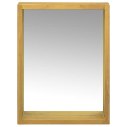 Mobile a Specchio 30x10x40 cm in Legno Massello di Teak - homemem39