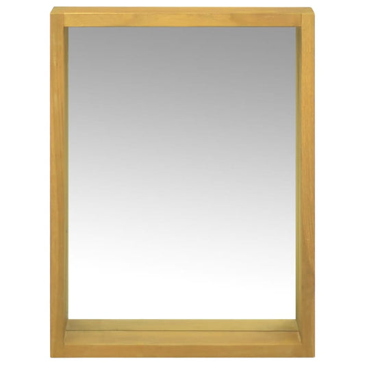 Mobile a Specchio 30x10x40 cm in Legno Massello di Teak - homemem39