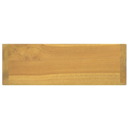 Mobile a Specchio 30x10x40 cm in Legno Massello di Teak | homemem39