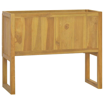 Mobile da Bagno 90x40x75,5 cm in Legno Massello di Teak | homemem39