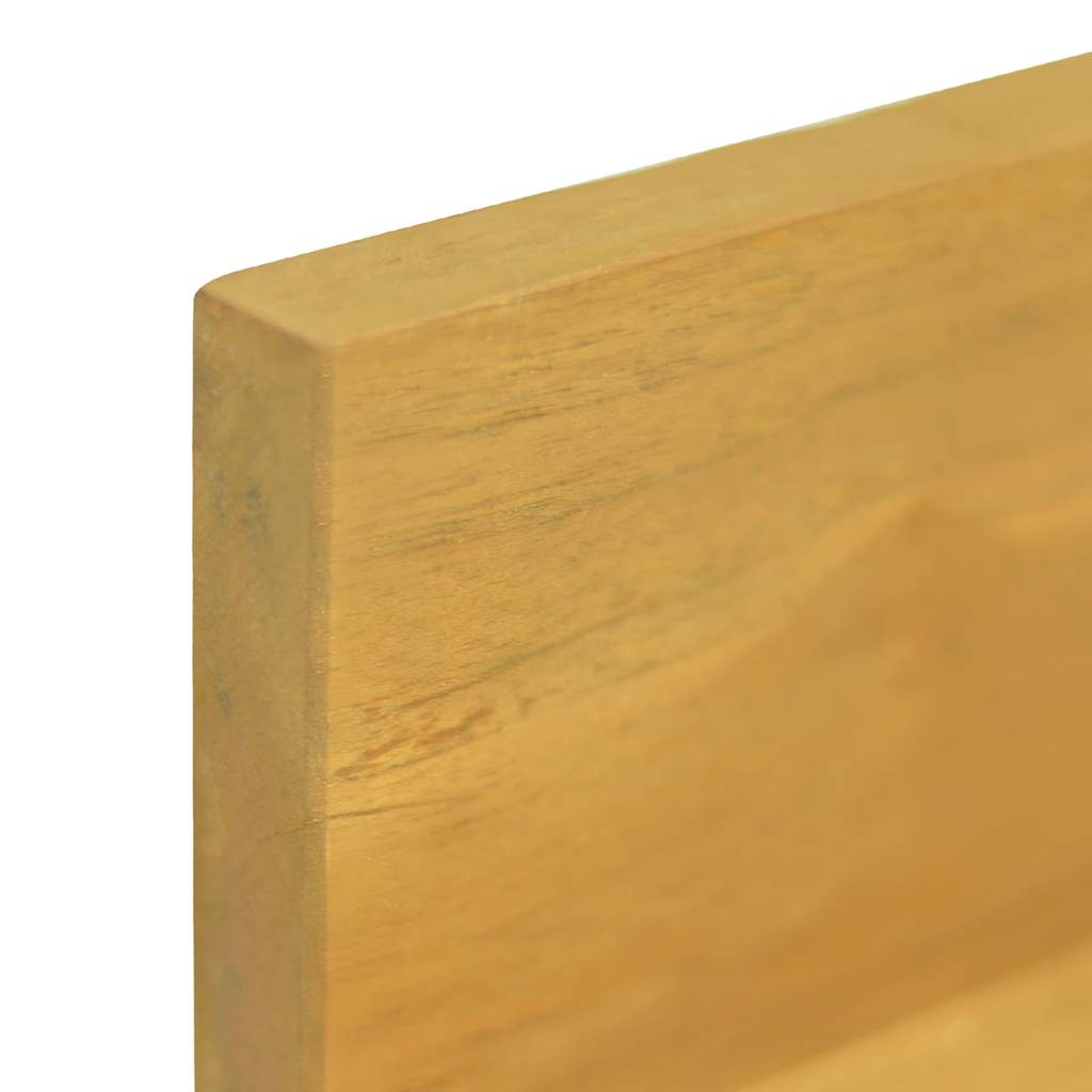 Mensole da Parete 2 pz 90x10x10 cm in Legno Massello di Teak | homemem39