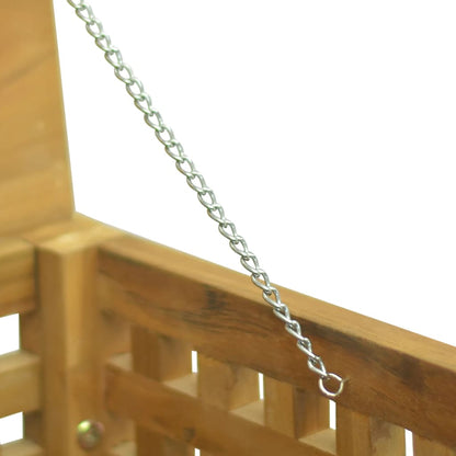 Scatola per Corde 40x40x40 cm in Legno Massello di Teak | homemem39