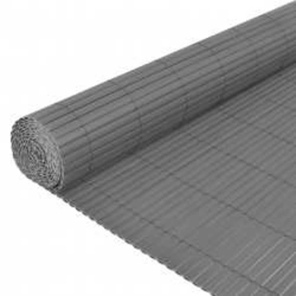 Recinzione da Giardino a Doppio Lato 90x400 cm Grigia - homemem39