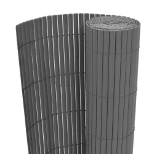 Recinzione da Giardino a Doppio Lato 110x500 cm Grigia - homemem39