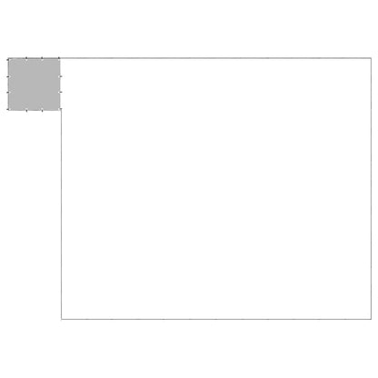 Schwarzer Hundekäfig 37,51 m² aus Stahl