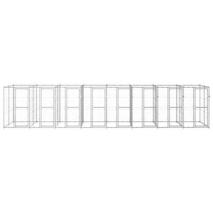 Gabbia per Cani da Esterno in Acciaio Zincato 19,36 m²