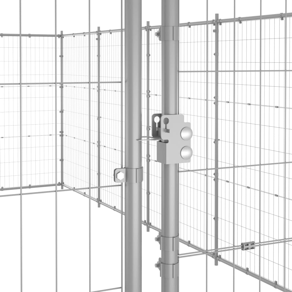 Gabbia per Cani da Esterno in Acciaio Zincato 50,82 m² | homemem39