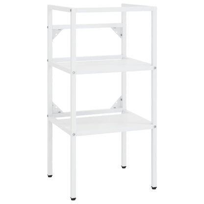 Struttura per Lavabo da Bagno Bianca 40x38x83 cm in Ferro | homemem39