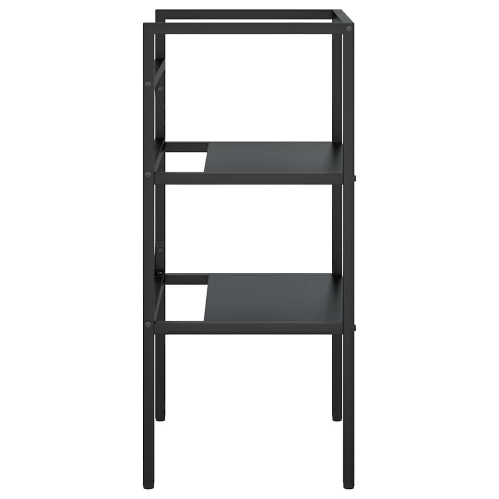 Struttura per Lavabo da Bagno Nera 40x38x83 cm in Ferro | homemem39