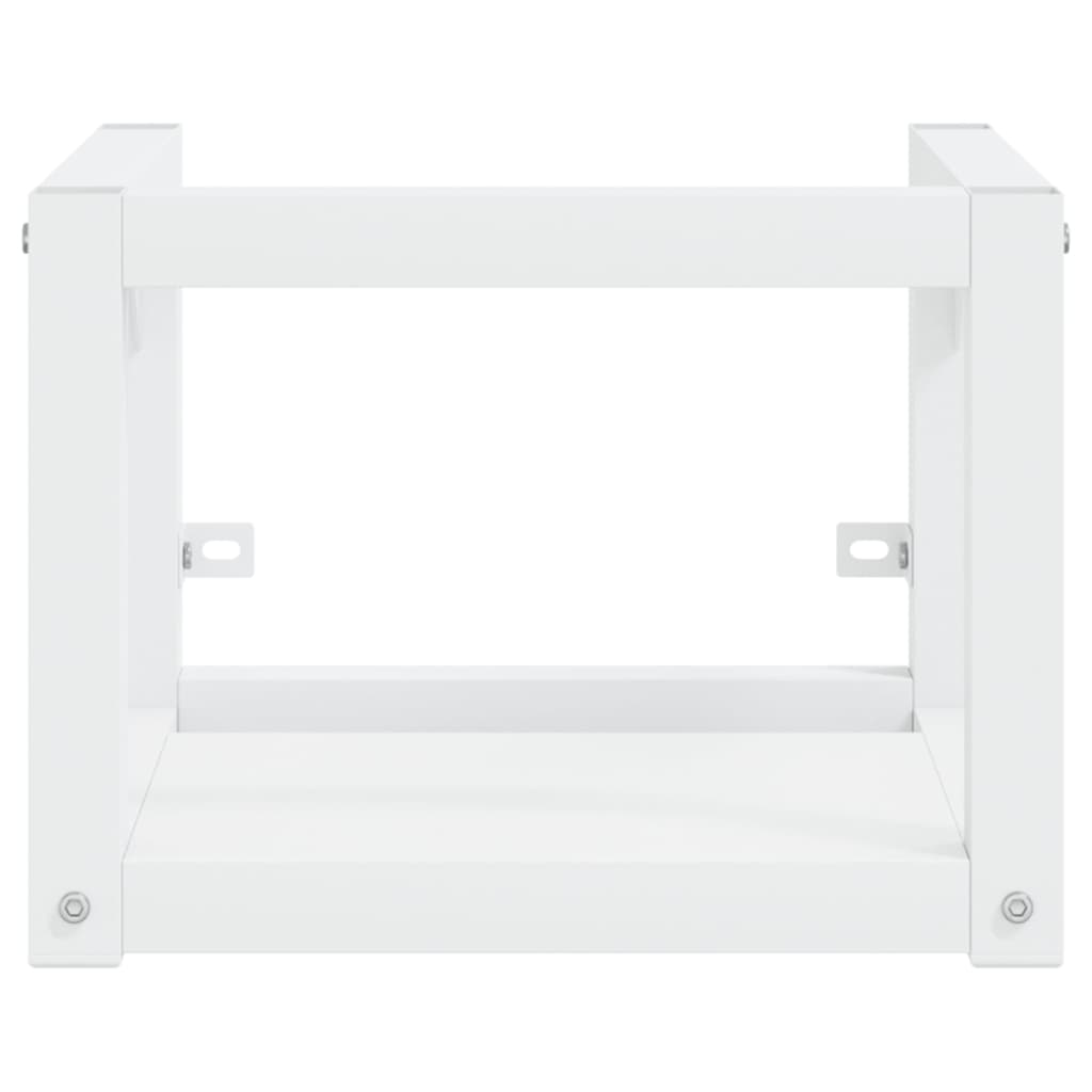 Struttura per Lavabo a Parete Bianca 40x38x31 cm in Ferro | homemem39