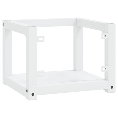 Struttura per Lavabo a Parete Bianca 40x38x31 cm in Ferro | homemem39