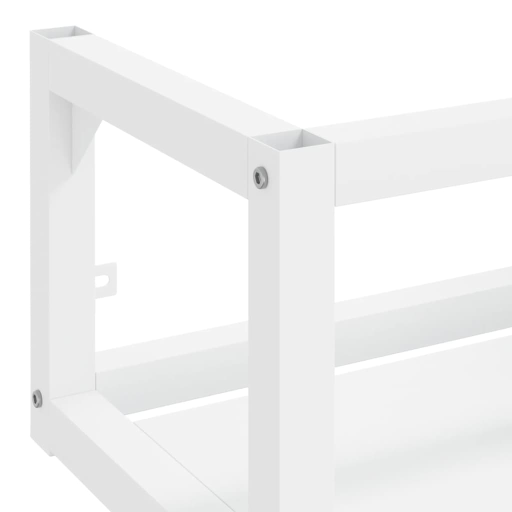 Struttura per Lavabo a Parete Bianca 40x38x31 cm in Ferro | homemem39