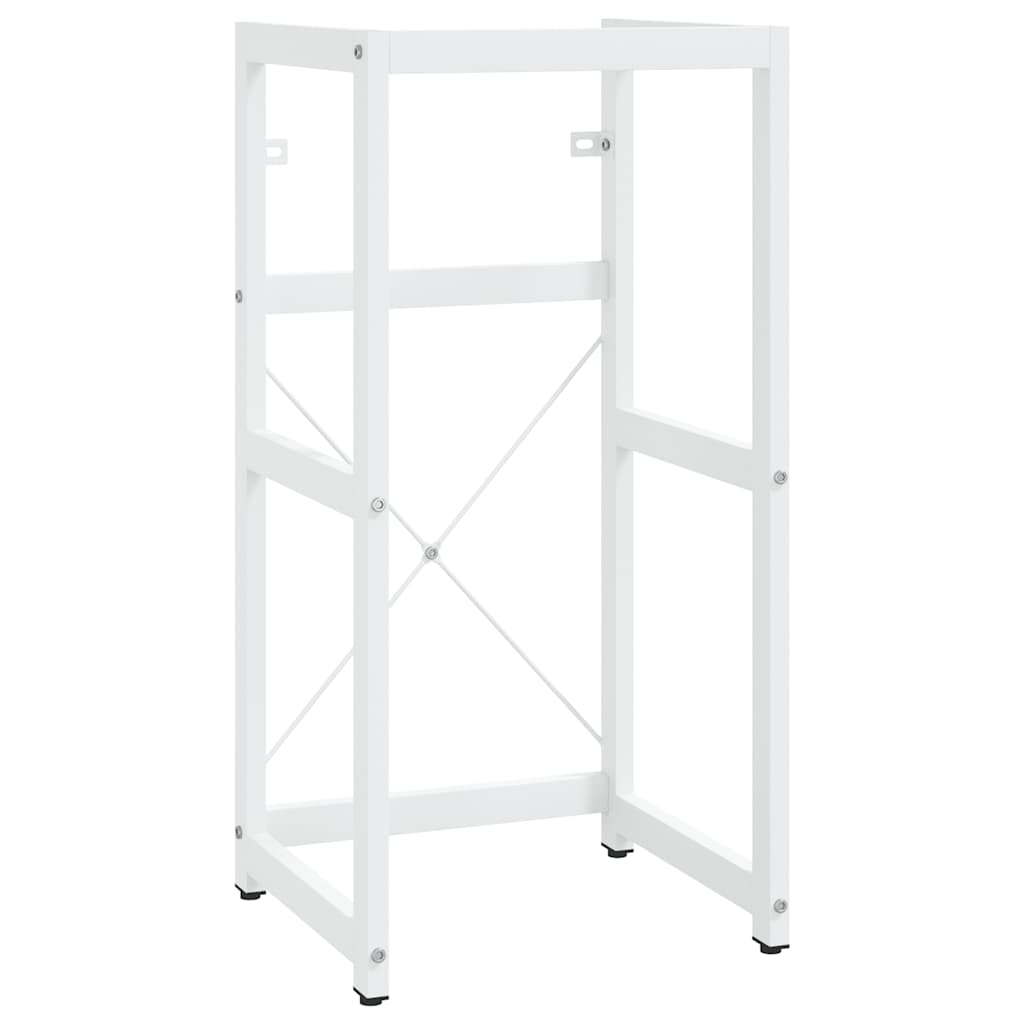 Struttura per Lavabo da Bagno Bianca 40x38x83 cm in Ferro | homemem39