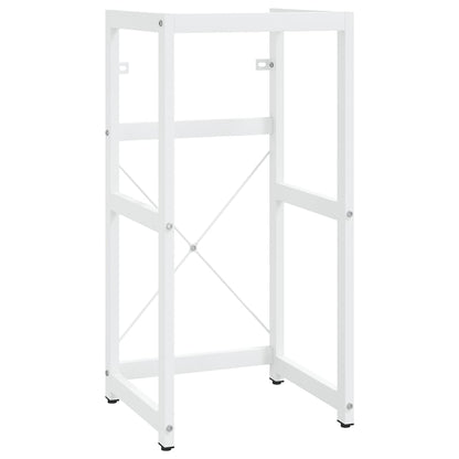 Struttura per Lavabo da Bagno Bianca 40x38x83 cm in Ferro | homemem39