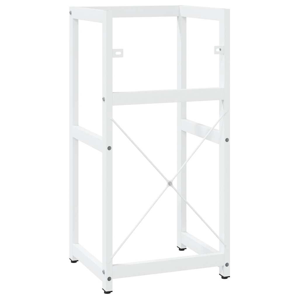 Struttura per Lavabo da Bagno Bianca 40x38x83 cm in Ferro | homemem39